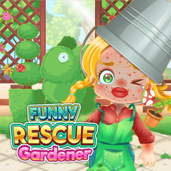 Funny Rescue Gardener